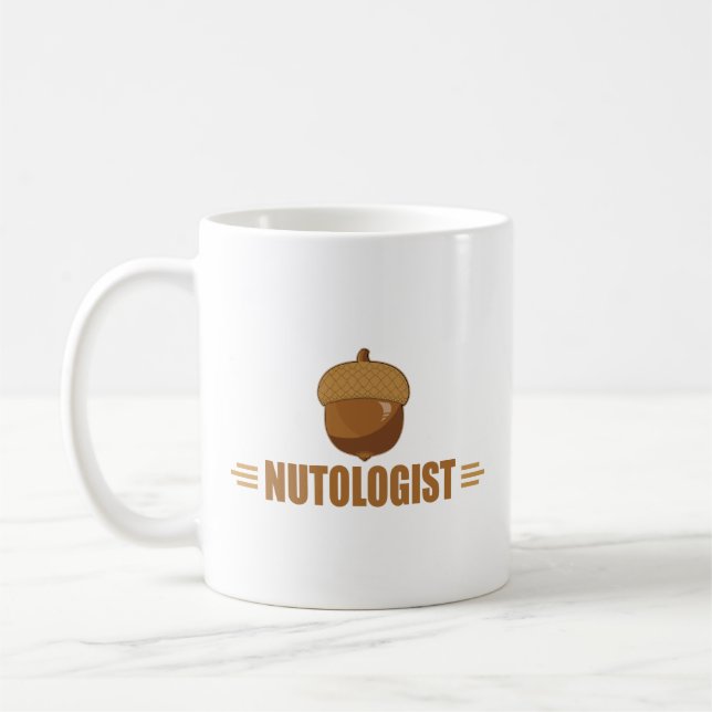 Caneca De Café Engraçado, Nut Lover (Esquerda)