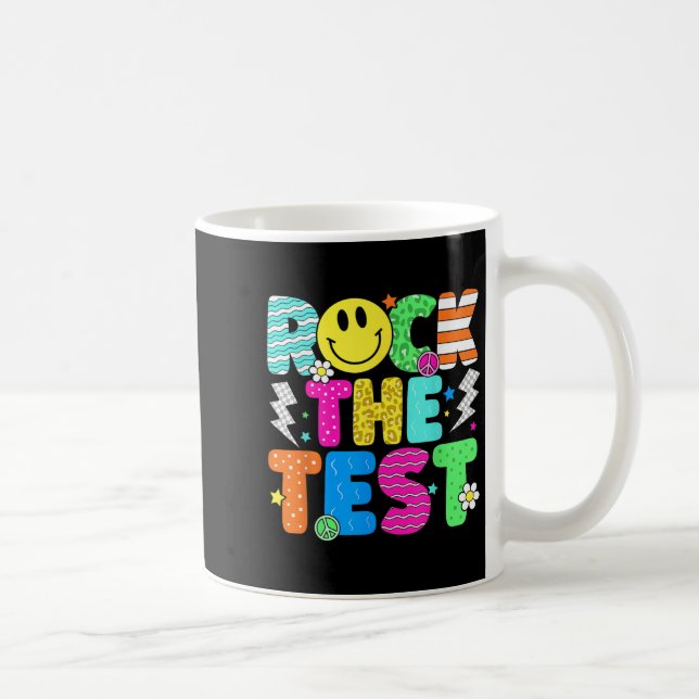 Caneca De Café Engraçado O Dia de Teste Professor Mo (Direita)