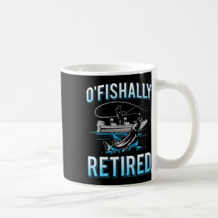 Caneca De Café Engraçado O'fishally Reformado Tee Por Pesca Refor