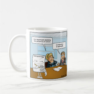Caneca De Café Engraçado Orçamento Engraçado Café Mug
