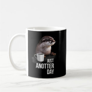 Caneca De Café Engraçado Otter Só Mais Um Dia para Amante Mais Lo
