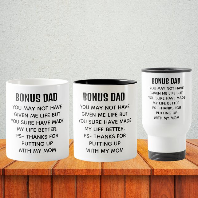 Caneca De Café Engraçado Pai Bonus Apreciação (Funny Bonus Dad Appreciation)