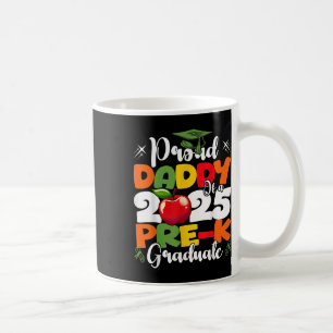 Caneca De Café Engraçado Pai De Um Cl De Formando Pré-K De 2025