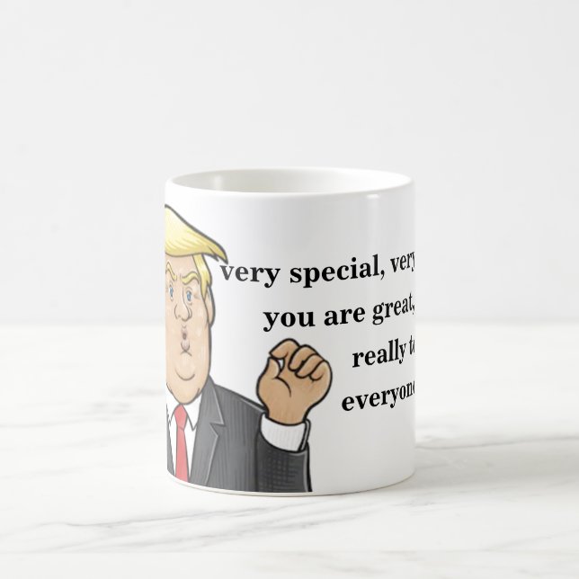 Caneca De Café Engraçado Pai Donald Trump (Centro)