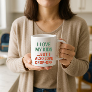 Caneca De Café Engraçado, pai Mug, adoro meus filhos e largada