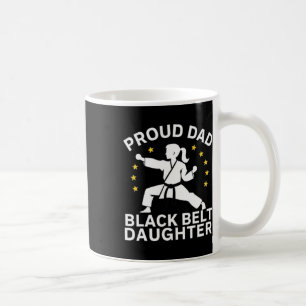 Caneca De Café Engraçado Pai Negro Cinturão Negro Filha Pai Karat