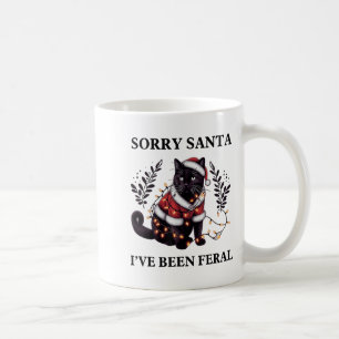 Caneca De Café Engraçado, Papais noeis, eu fui um Cristo de Gato