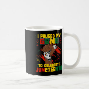 Caneca De Café Engraçado Pausar Meu Jogo Para Comemorar A 19ª Bla