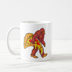 Caneca De Café Engraçado Pé Grande Caminhando com Bateria Grande