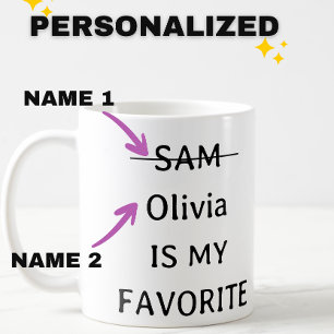 Caneca De Café Engraçado Personalizado, Caneca-Criança Favorita, 