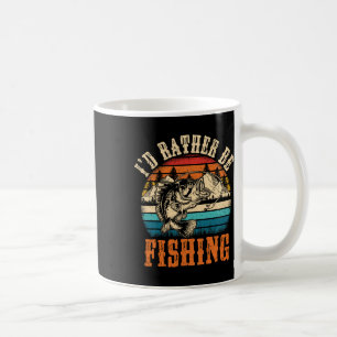 Caneca De Café Engraçado Pescar Homens Meninos Engraçado Bass Da