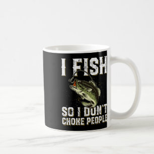 Caneca De Café Engraçado Pescar Mulheres