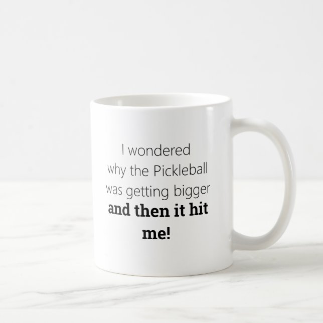 Caneca De Café Engraçado Pickleball Coffee Mug de Deb Jeffrey (Direita)