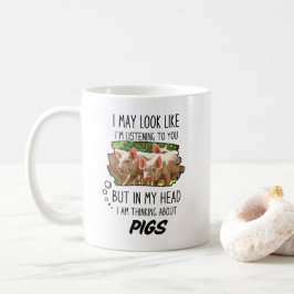 Caneca De Café Engraçado Pig Lover Mug