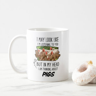 Caneca De Café Engraçado Pig Lover Mug