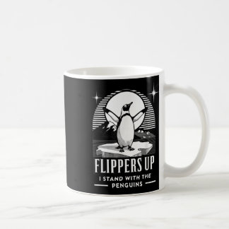 Caneca De Café Engraçado Pinguim Pé Para Cima Eu Pego O Pinguim