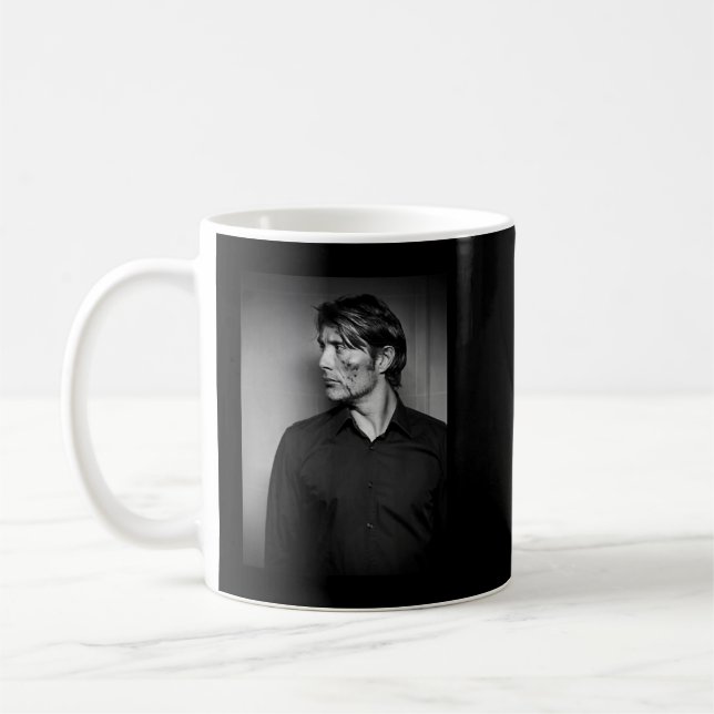 Caneca De Café Engraçado Presente Bonito Ator Mikkelsen Mads Cute (Esquerda)