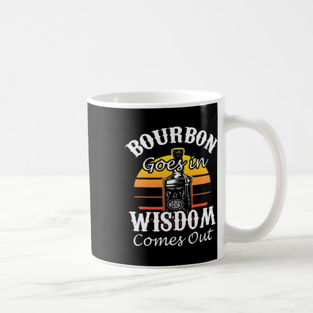 Caneca De Café Engraçado Presente De Bebendo Whiskey Bourbon Para (Direita)