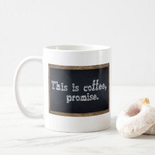 Caneca De Café Engraçado Professor Chalkboard Mug Isto É Café