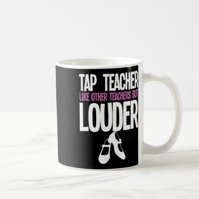 Caneca De Café Engraçado Professor de dança Dançarina Dando Prese (Direita)