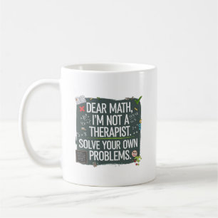 Caneca De Café Engraçado professor de matemática - Querida matemá