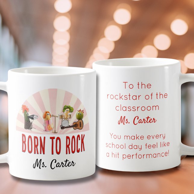 Caneca De Café Engraçado Professor Presente, Personalizado Veggie (Criador carregado)