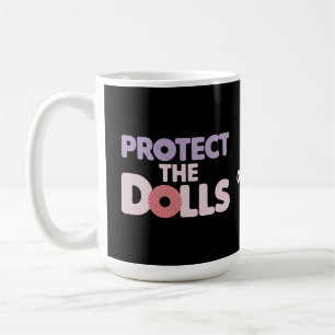 Caneca De Café Engraçado Proteja os Dólares: Solidariedade às Mul