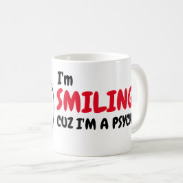 Caneca De Café Engraçado Psicopata Humor Morning Memória do Café