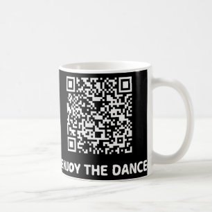 Caneca De Café Engraçado Qr Trump Dancing Interative Code