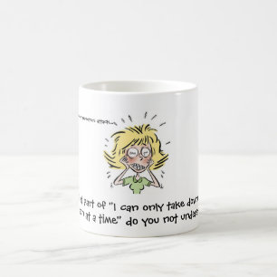 Caneca De Café Engraçado quando os repórteres de corte atacarem