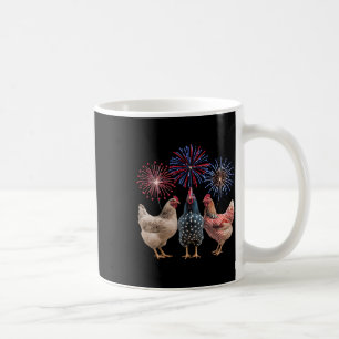 Caneca De Café Engraçado Quarto De Julho Para Mulheres Que Chicke
