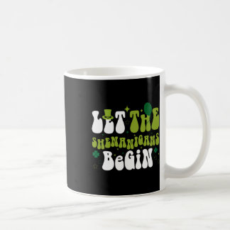 Caneca De Café Engraçado Que Os Shenanigans Comecem Rapazes, Meni