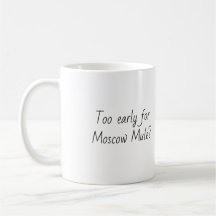 Engraçado Quote Trendy Gift Café Mug Moscou Mule