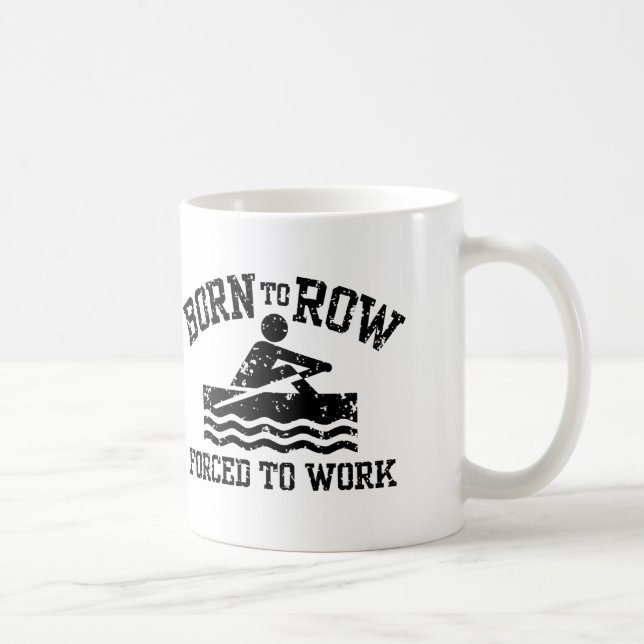 Caneca De Café Engraçado Remo (Direita)