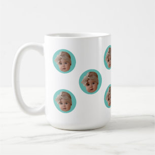 Caneca De Café Engraçado Rosto Bebê Dia de as mães Pet Criança Pr