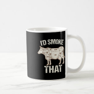 Caneca De Café Engraçado Sarcástico Chef Butcher Cook Churrasco E