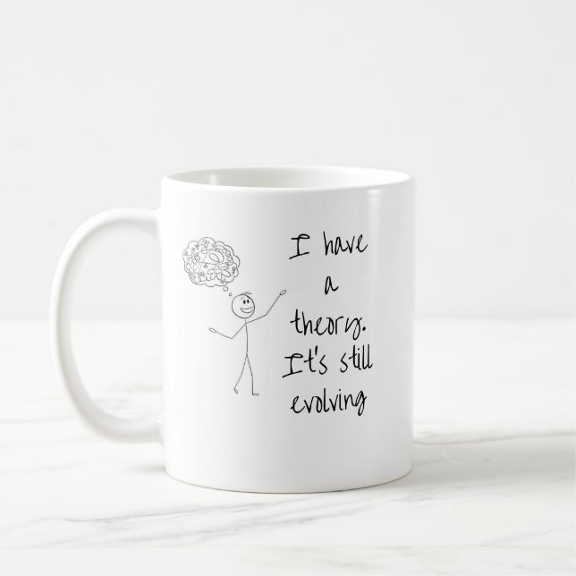 Caneca De Café Engraçado Science Mug - "The Gift" para Amantes de (Esquerda)