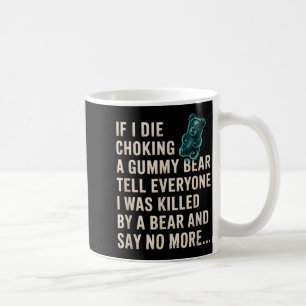 Caneca De Café Engraçado Se Eu Morrer Asfixiado Com Uma Bolacha D