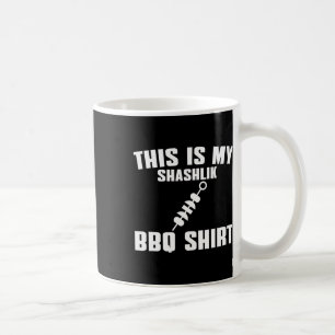 Caneca De Café Engraçado Shashlion Gato Humor Carne de Churrasco