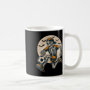 Caneca De Café Engraçado Skeleton Soccer Men Meninos Meninos Cust