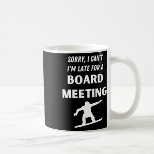 Caneca De Café Engraçado Snowboard Pun Snow-conselho Encontro Sno