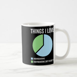 Caneca De Café Engraçado Snowboard Sport Hob