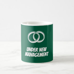 Caneca De Café Engraçado sob Nova Administração   Casamento & Mat
