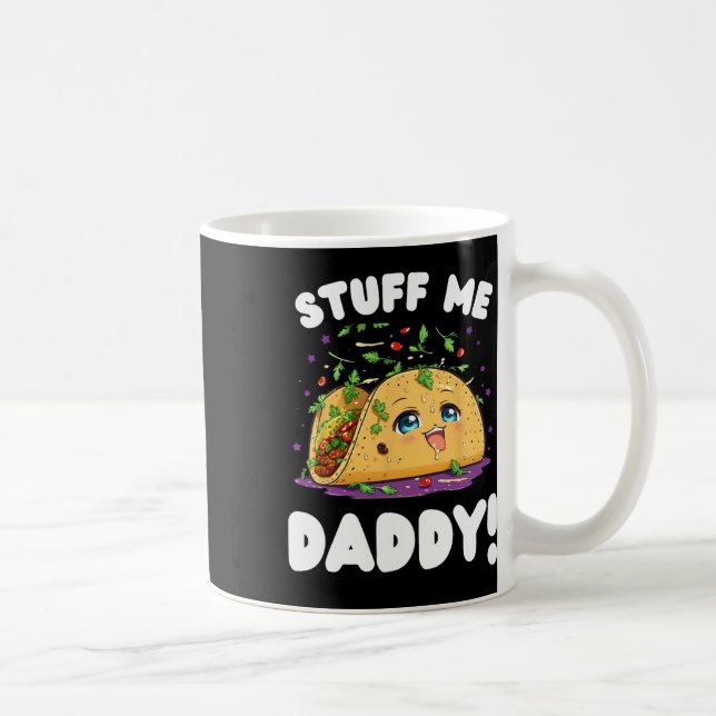 Caneca De Café Engraçado Sujo Coisas Que Eu Pai Taco E Pun Fo (Direita)