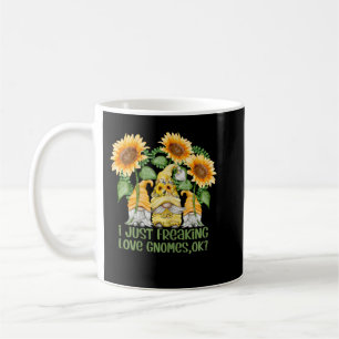 Caneca De Café Engraçado Sunflower Gnomo Summer - Eu Só Apanhei L