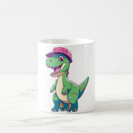 Caneca De Café Engraçado T-Rex Dinosaur Mug