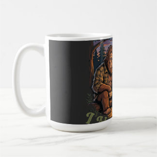 Caneca De Café Engraçado Tenho Planos Com Bigfoot Acampamento & T