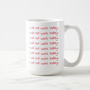 Caneca De Café Engraçado Texto Vermelho Escrito Manuscrito Café C