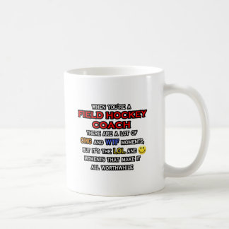 Caneca De Café Engraçado treinador de hóquei em campo... OMG WTF 