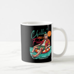 Caneca De Café Engraçado Tremor Refrigerindo Como Um Felon Verão 